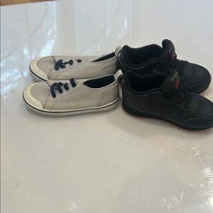 Reebok Black and Brown Sneakers